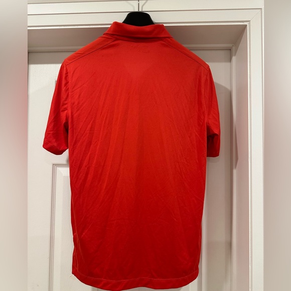 Nike Tiger Woods Collection Red Dri-Fit Golf Polo - Men’s Medium - Picture 4 of 4